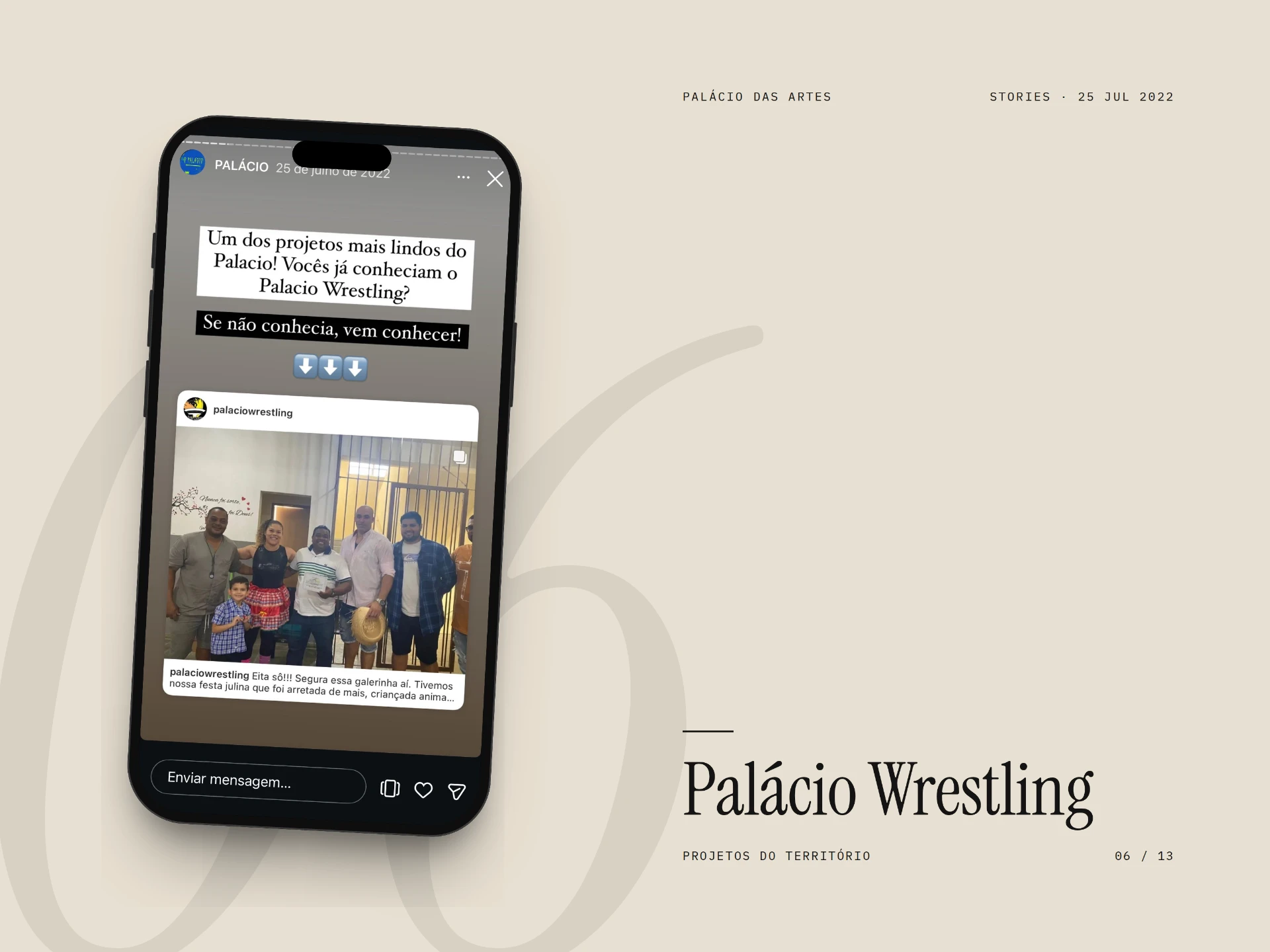 Palácio das Artes piece 06: Palácio Wrestling