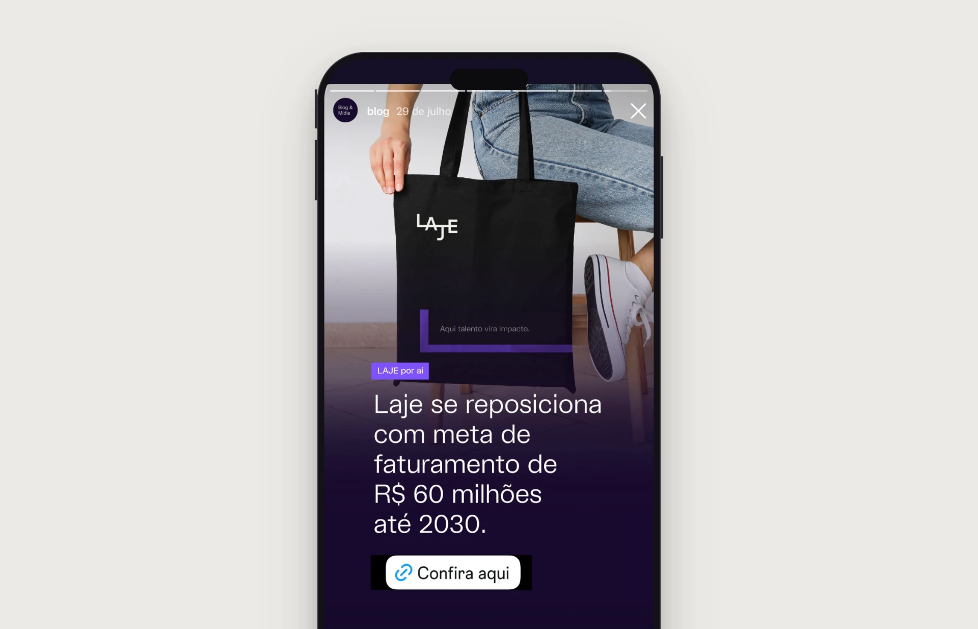 LAJE story: LAJE repositions with a revenue target of R$ 60 million by 2030